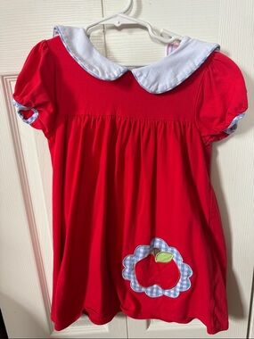 Stitchy Fish 5T Dress 🍎